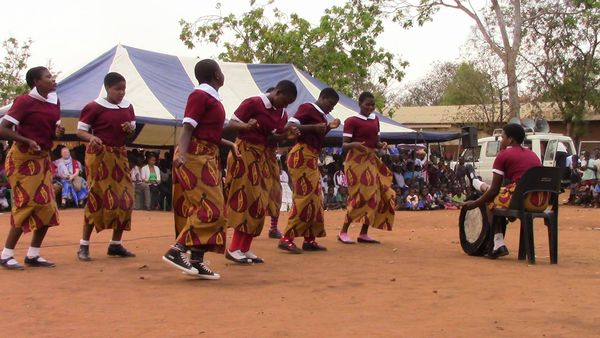 Deaf girls from Mary-view performing during the commemoration